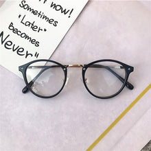 Load image into Gallery viewer, Round Glasses Frames Men Women Vintage Transparent Optical Eyeglasses Frames Black Pink Clear Lens Spectacles Eyewear