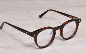 High Quality Korean Brand GENTLE  Milan Eyeglasses Frames Women Men Round Acetate Prescription Reading Glasses Frames With Case
