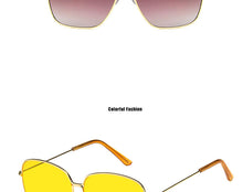Load image into Gallery viewer, 2022 Fashion Metal Women Sunglasses Mirror Classic Large frame Retro Street Beat Glasses Travel Oculos De Sol UV400