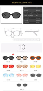 Oval Orange Yellow Frame Sunglasses Women Men Metal Hinge Red Tan Pink Lens UV400 Protection Model Style Sexy Ladies Eyewear