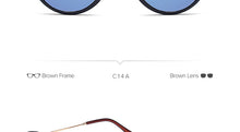 Load image into Gallery viewer, Fashion Round Sunglasses Women Designer Sunglasses Women 2022 High Quality Sunglasses For Women/Men Vintage Oculos De Sol
