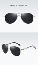 Load image into Gallery viewer, Luxury Brand  Polarized Sunglasses Men Women Gradient Lens Alloy metal frame Round Sun glasses Pilot Driving