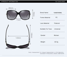 Load image into Gallery viewer, Butterfly Women‘s Sunglasses Polarizer Design Fashion  Sun Glasses Women Luxury Driving Eyewear Oculos de sol 3609