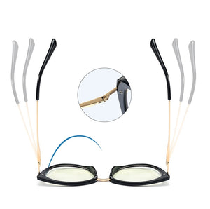 48262 Cat Eye TR90 Montature per occhiali anti blu Occhiali da donna per computer moda ottica 