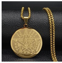 Load image into Gallery viewer, AFAWA Forest Goddess Stainless Steel Chain Necklace for Women Silver Color Statement Necklace Jewelry cadenas mujer N3323S02
