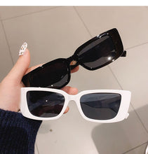 Load image into Gallery viewer, Ins Popular Fashion Small Rectangle Sunglasses Women Vintage Leopard Blue Eyewear Men Cat Eye Sun Glasses Shades UV400