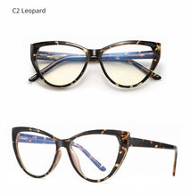 Load image into Gallery viewer, Ralferty Quality TR90 Glasses Frame Female Prescription Glasses Transparent Red Blue Light Glasses With Spring NO Grade Glasses