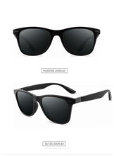 Carica l'immagine nel visualizzatore di Gallery, Square Retro Rivet Polarized Sunglasses UV400 Men's Glasses Classic Driving Sunglasses Oversized Sunglasses Men