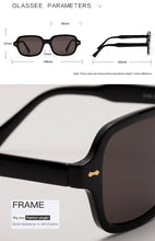 Load image into Gallery viewer, Fashion Unisex Square Sunglasses Men Women Fashion Small Frame Yellow Sunglasses Female Retro Rivet Glasses UV400