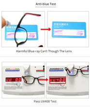 Carica l&#39;immagine nel visualizzatore di Gallery, Ralferty Anti Blue Light Glasses Kids Child Girl&#39;s Glasses Frame TR90 Computer TV Phone Glasses Myopia Optic Spectacle