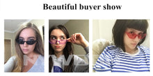 Load image into Gallery viewer, Cat Eye Sunglasses Women Luxury Brand Designer Vintage Transparent Sun Glasses Female Retro Red Black Eyewear Shades