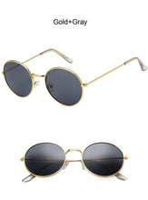 Load image into Gallery viewer, 2022 Retro Round Yellow Sunglasses Women Brand Designer Sun Glasses For Female Male/man Alloy Mirror Oculos De Sol