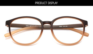 Gmei Optical Brand Designer Round Women Glasses Frames Flexible Legs Ultralight Plastic Prescription Spectacles Frame MD5092
