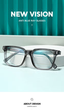 Load image into Gallery viewer, TR90 Blue Light Blocking Men's Square Glasses Radiation Protection Eyeglasses Women Transparent Eyewear