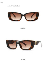 Load image into Gallery viewer, Retro Small Rectangle Sunglasses Candy Colors Gradient Sun Glasses Shades UV400