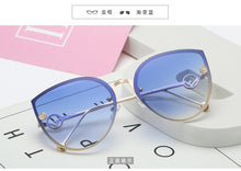 Load image into Gallery viewer, New Women Sunglasses Rimless UV400 Brand Designer High Quality Gradient Sun Glasses Female oculos