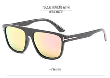 Load image into Gallery viewer, sunglasses women men 2022 rectangle moda sun glasses blue leopard cool oculos de sol feminino Beach glasses