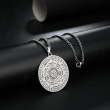 Carica l&#39;immagine nel visualizzatore di Gallery, Dawapara 7 Archangels Sigil Charm Necklaces For Men  Archangels Sigil Necklaces Pentacle Magic Amulet Protection Talisman