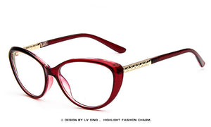 Cat Eye Glasses Frame Optical Glasses Retro Prescription Glasses Women UV400 Eyeglasses Frames Oculos De Sol Feminino Okulary