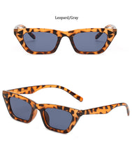 Load image into Gallery viewer, vintage Black Rectangle Shades Sun Glasses For Women Fashion 2022 New Fashion Small Square Sunglasses Woman Luxury Brand UV400