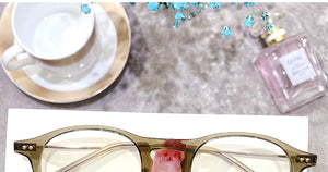 Transparent Clear Optical Glasses Frame Women Retro Round Anti Blue Light Eyeglasses Frame Prescription Myopia Eyewear Frame