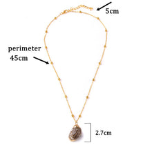 Load image into Gallery viewer, Conch Shell Necklace Sea Beach Shell Chain Pendant Necklace For Women Collier Femme Shell Cowrie Summer Jewelry Bohemian