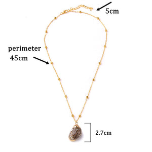 Conch Shell Necklace Sea Beach Shell Chain Pendant Necklace For Women Collier Femme Shell Cowrie Summer Jewelry Bohemian