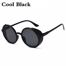 Load image into Gallery viewer, NEW Round Punk Sunglasses Women Vintage Steampunk Alloy Metal Retro Red Sun Glasses Goggles Men Gothic Style Shades