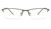 Load image into Gallery viewer, Business Men Titanium Alloy Semi Frameless Glasses Frame S6607 Classic Women Spectacles Prescription Frames With Spring Hinges