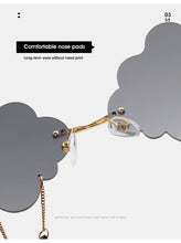 Carica l'immagine nel visualizzatore di Gallery, Moda Senza Montatura Nube Pioggia Occhiali Da Sole Passerella di Lusso delle Donne Divertenti Occhiali Da Sole Tonalità Rosa Per Le Donne UV400 2022 Marca SG036