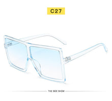 Load image into Gallery viewer, New Square Sunglasses Women Sun Glasses Female Eyewear Eyeglasses Plastic Frame Clear Lens UV400 Shade Fashion Driving