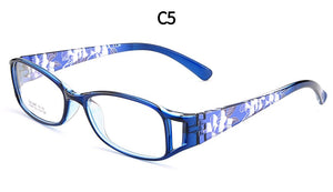 Cool Design Women Glasses Frames Flexible Printed Temples Legs Plastic Myopia Prescription Eyeglasses Frames