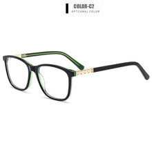 Load image into Gallery viewer, Gmei Optical Acetate Glasses Frame Women Square Prescription Eyeglasses Myopia Optical Frames Full Rim Female Eyewear M22005
