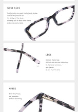 Load image into Gallery viewer, Acetate Women&#39;s Glasses Frame Men&#39;s Transparent Eyeglasses Optical Myopia Fashion Spectacle Frame Glasses Without Degree