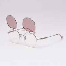 Load image into Gallery viewer, Steampunk Flips Up Sunglasses Women Vintage Polarized Sunglasses Men Sun Glasses Women Brand UV400 Eyeglasses Shades