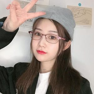 Women Business Finished Myopia Glasses Student Anti Blue Light Computer Nearsighted Eyeglasses Prescription -1.0 1.5 to6