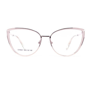 Ann Defee Optical metal Eyeglasses Frame for CAT Women Glasses Prescription Spectacles Full Rim Frame Glasses CH9001
