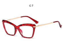 Load image into Gallery viewer, Women Metal Legs Brand Designer Eyeglasses Optical Acetate Rim Spectacles for Women Eyewear Glasses Frame Fashion Styles