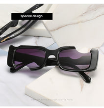 Load image into Gallery viewer, D&amp;T 2022 New Fashion Rectangle Sunglasses Women Men Brand Designer Distinctive Incomplete Style Gradients Lens PC Frame UV400