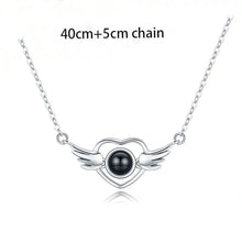 Load image into Gallery viewer, 100 Languages Love Necklace Heart Pendant Wedding Romantic I Love You Projection Necklace for Women Girl Friend Ladies Gifts