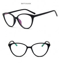 Carica l&#39;immagine nel visualizzatore di Gallery, Women Spectacle Glass frame Anti Blu Rays Blue Light Blocking Female clear lens Girls nerd black red optical eyeglasses frame