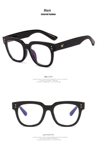Anti Blue Big Frame  Glasses Women Computer blue light blocking glasses  Black Radiation Goggles Spectacles Eyeglasses Men