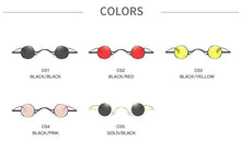 Load image into Gallery viewer, Small Round Sunglasses Women Retro Trending Wide Bridge Brand Designer Punk Sun Glasses Steampunk Vintage Goggles Black Shades