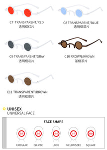 New Classic Retro Gothic Vampire Style Cool Sunglasses Women Small Round Frame SteamPunk Brand Design Sunglasses Oculos De Sol