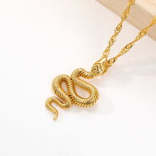 Load image into Gallery viewer, Stainless Steele Snake Necklace 2020 Cute Animal Snake Pendant Necklace For Women Temperament Snake Pendant Necklace Jewelry