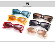 Load image into Gallery viewer, Retro Small Rectangle Sunglasses Candy Colors Gradient Sun Glasses Shades UV400