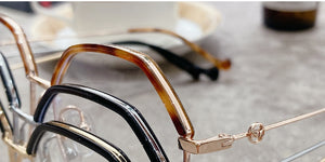 Leopard Retro Optical Glasses Frame Women Myopia Prescription Eyeglasses Frame Ladies Vintage Anti Blue Light UV Spectacles 2022