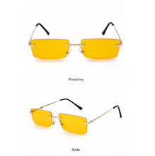 Load image into Gallery viewer, Rectangle Ladies Sunglasses Women 2022 Rimless Square Polarized Sun Glasses For Ladies Zonnebril Dames Vrouwen Bril
