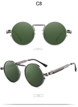 Load image into Gallery viewer, 2022 Classic New Punk Sunglasses Women Anti-reflective Mirror Round Metal Sun Glasses Vintage Men New Spring Glasses Uv400