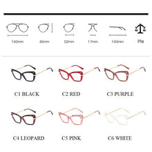 Load image into Gallery viewer, New Vintage Metal Square Anti-blue Glasses Frame Women Fashion Computer Transparent Eyeglasses Female Spectacles Oculos Feminino